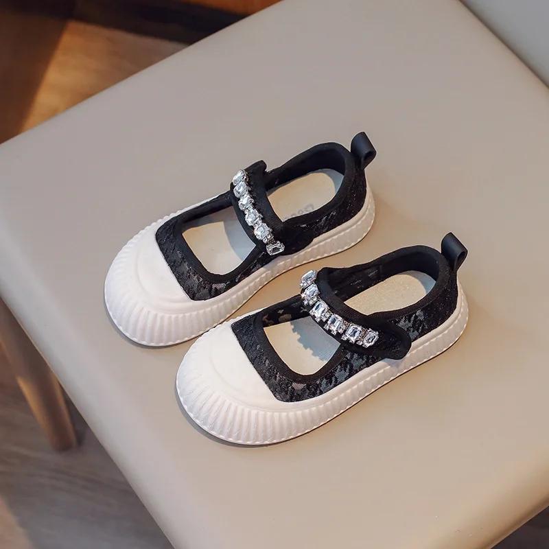 

Лето Новая Мода Простая Обувь для Девочек Толстая Подошва Универсальный Комфорт Детский Кроссовок Элегантная Принцесса Мэри Джейн Повседневная Обувь 31insole19.8cm чёрный