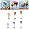 Stunning Luxury Flower Vase Iron Trumpet Ornament Centerpiece Decorative Vases for Wedding Table Decor Anniversary Arrangement