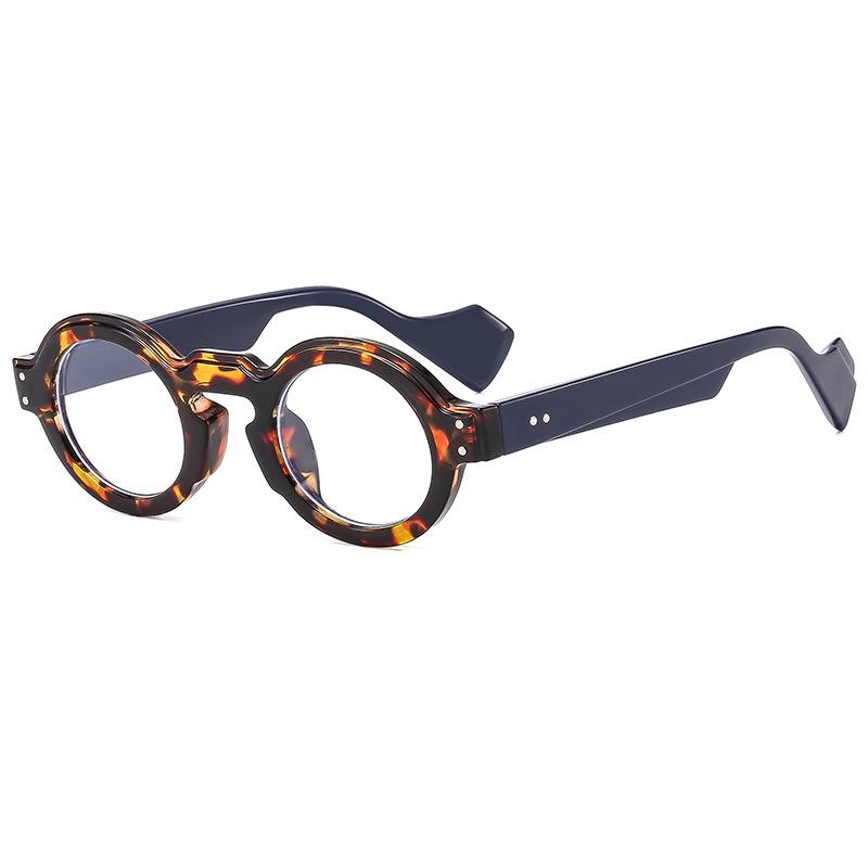 2025 European & American Round Frame Punk Sunglasses - Versatile Unisex Trendy Small Frames