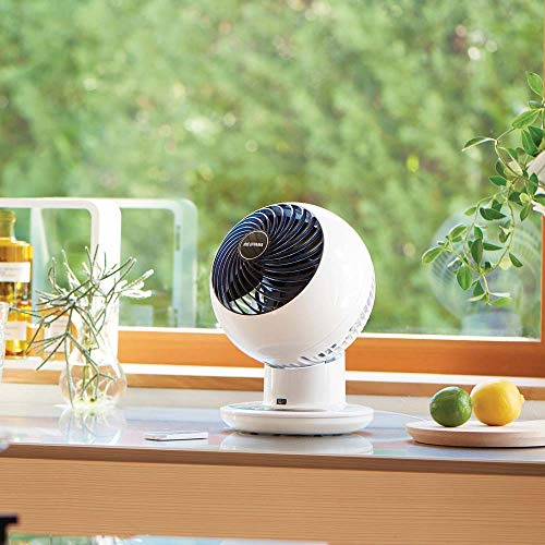 IRIS OHYAMA Circulator Fan AI Operation 18 Tatami Swing Up/Down/Left/Right Circulator Eye White PCF-SCAI15T