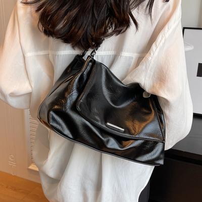 Borsa Tote Casual di Grande Capacità, Borsa a Tracolla a Catena Versatile Popolare da Donna, Borsa Monospalla