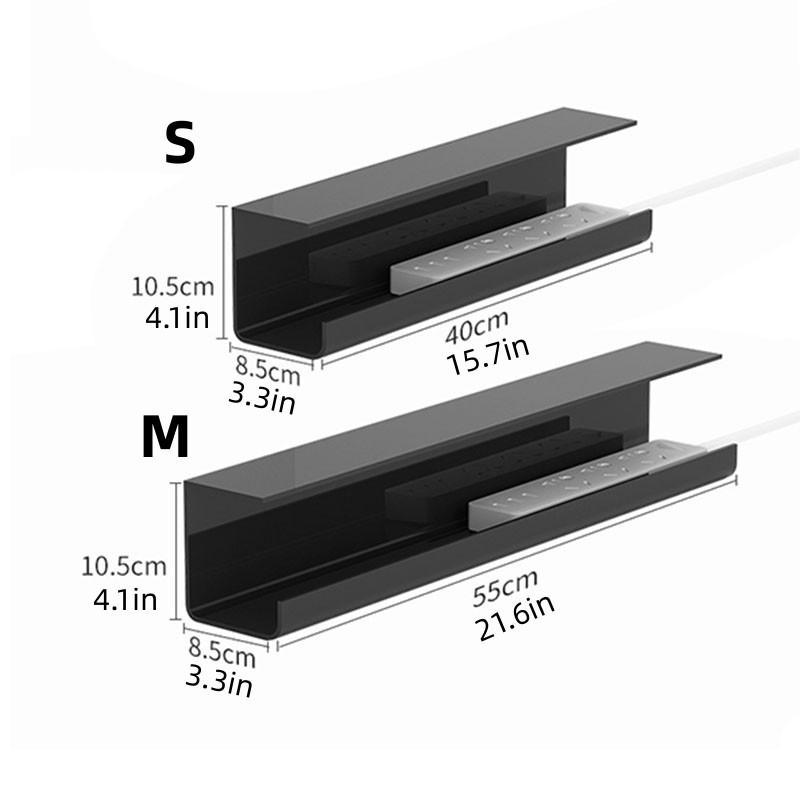 Effective Cable Management Container for Clutter-Free Desk – Fits All Sizes of Power Strips, Chargers and Extension Cords