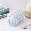 1pc Plaid Bow Pattern Pencil Case, Spacious, Large-Capacity, Fashionable and Portable School Supplies, Back-to-School Essentials