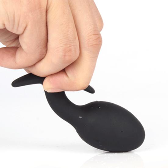 Unisex Soft Silicone G-pot Expansion Dilator Massager Anal Butt Plug Sex Tool