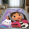 Carina bambola Gabby Casa delle Bambole Cartone Animato Ragazza Soggiorno Tappeto Area Antiscivolo Morbido Tappeto per Camera da Letto Stanza dei Giochi dei Bambini Divano, Decorazione per la Casa Zerbino