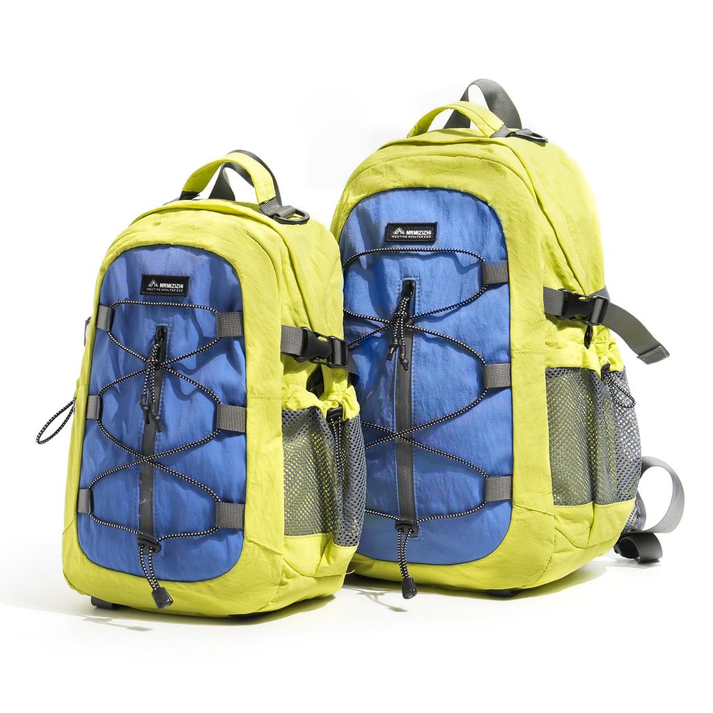 Schoolbag Outdoor Mountaineering Backpack Size Two Large Capacity Hiking Backpacks Wear-resistant Middle School School Bags