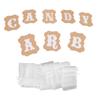 Dessert Buffet Decoration Clear Printing Paper Banners Graduation Candy Bar Decor for Entrance