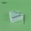 5/10pcs Triangle Powder Puff Storage Case - Shatterproof & Dustproof,Stylish Transparent Container for Anti-Pollution Protection