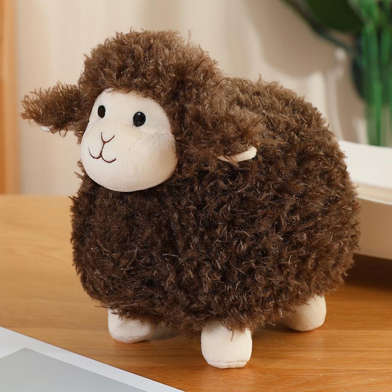 15-32Cm Cute Lamb Sheep Goat Plush Toy Soft Stuffed Simulation Animal Doll Pendant Bag Kids Boys Girls Birthday Gift Home Decor