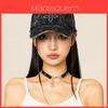 Cotton Baseball Cap With Embroidered Clover Pattern Adjustable Sun Protection Casual For Spring Autumn