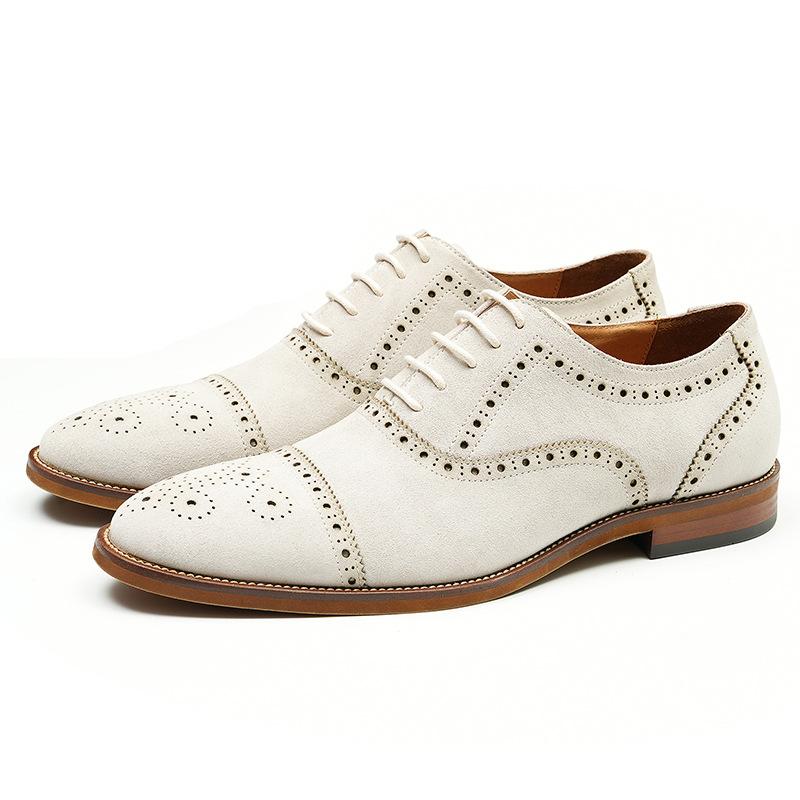 Роскошные мужские туфли из воловьей замши — фото 6