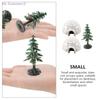 Set di statuette albero di Natale Igloo Polare Miniature Figure Artiche Set da gioco Giocattolo Mini Ornamento Rifugio Animali Polari Decorativo