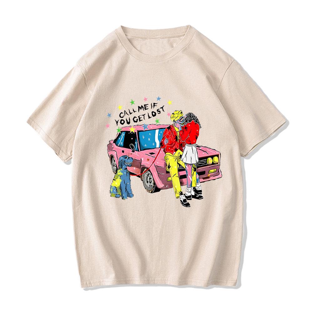 Tylerr The Creator Cherry Bomb Pánská trička 100% bavlna Vysoce kvalitní trička Trička s líbajícím se párem Trička Call Me If You Get Lost