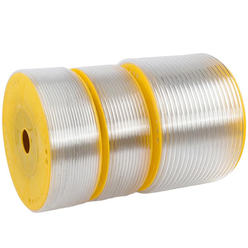 Transparent High-Pressure Pneumatic Air Hose: 8x4.5, 6x3.7, 9x6, 12x9 Sizes