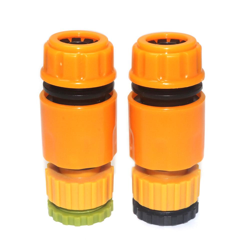Car wash Hose Faucet Quick Connector 3/4 & 1/2 Inch Graden Hose Water Tap Threaded Connector Faucet Adapter For Garden Irrigat