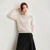 Women's Wool Blend Embroidered Knit Sweater