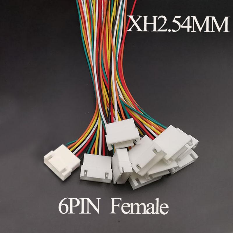10PCS Micro JST XH 2.54 2P 3P 4P 5P 6PIN Male Female Plug Connector 2.54mm Pitch With Wire Cable Battery Charging Cable