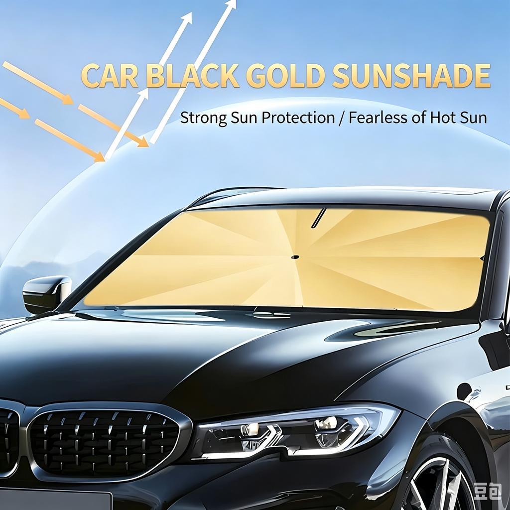 Car Windshield Sun Shade Umbrella 2026 Foldable Car Front Sunshade Auto UV Block Interior Protector Parasol Car Visor Covers Dome Lights 6