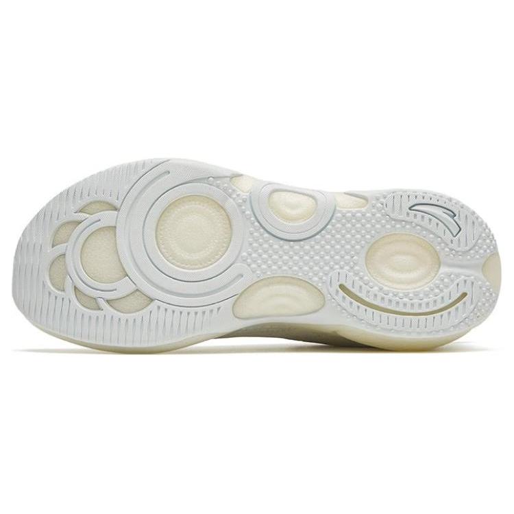 New Anta Anti Slip And Wear Resistant Breathable Low Top Running Shoes Women's Ivory White 122325521-2