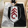 Fulham FC Pattern Flannel Blanket, High Quality Comfortable for All Seasons, Home Decor, Warmth and Comfort, Perfect for Gifts.