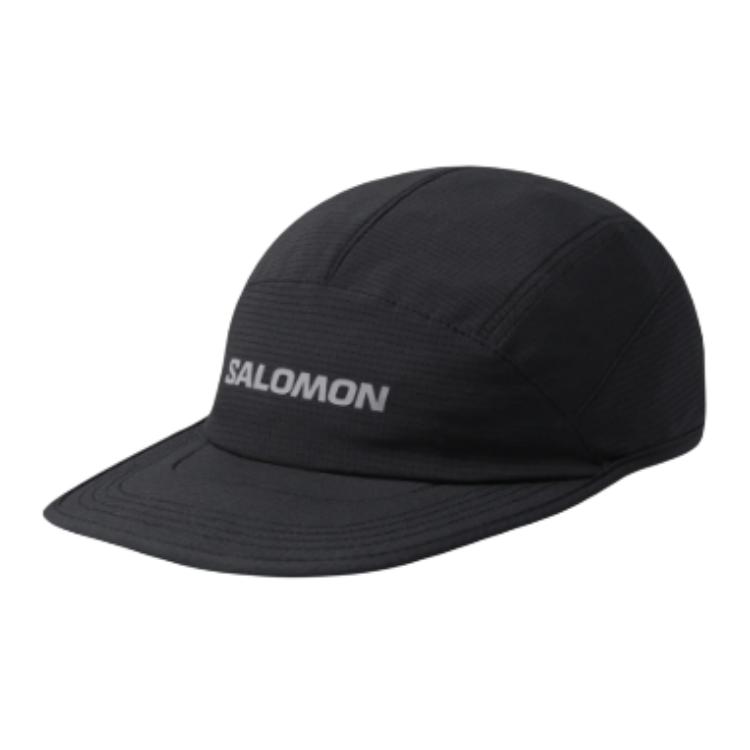 SALOMON Polyester Baseball Caps Men s Black ld0080000 OSFA