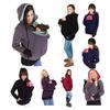 2025 Women's Autumn/Winter Hot-Selling 3-in-1 Multifunctional Mummy Kangaroo Hoodie Coat