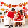 2pcs Chinese New Year Banners 2026 Year of Horse Party Banner Decorations for Lunar New Year Party Decorations Spring Festival Party Supplies