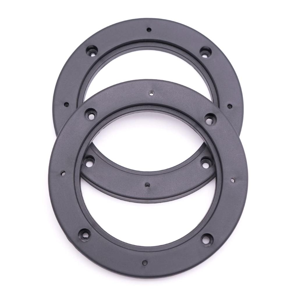 LIKENNY 4" Universal Inner Baffle 2 Pack Speaker Baffle Spacer Speaker Dampening Sound Quality Enhancement Black