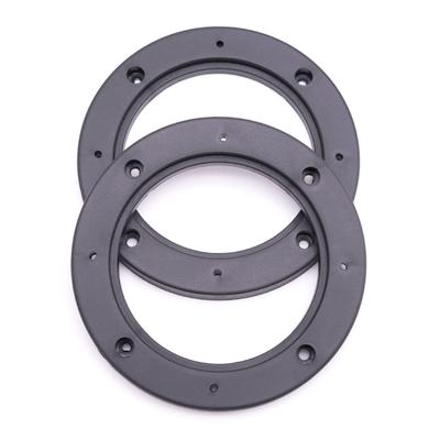 LIKENNY 4" Universal Inner Baffle 2 Pack Speaker Baffle Spacer Speaker Dampening Sound Quality Enhancement Black