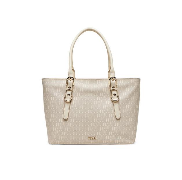 Handbag TOUS Buckles Silhouette 2002201901 Beige