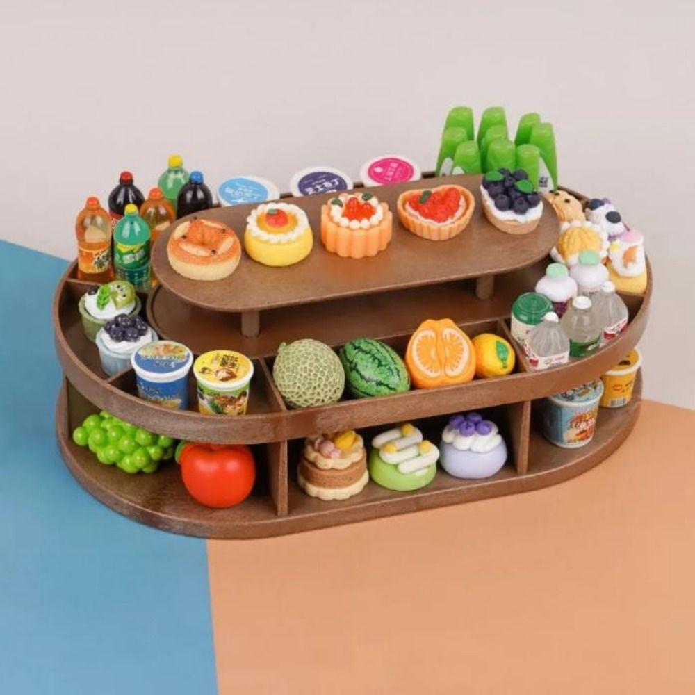 Mini Empty Shelf DIY Stand Storage Rack New Scene Decoration Accessories Toy