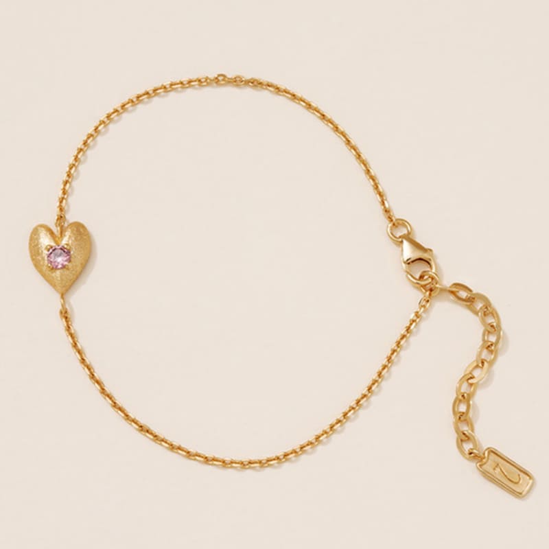 

Manaet Blooming Heart B Gold Plated