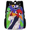 Kids Cartoon Backpack Elementary School Students Large Capacity Ergonomic Design Cotton Lining Oxford Fabric