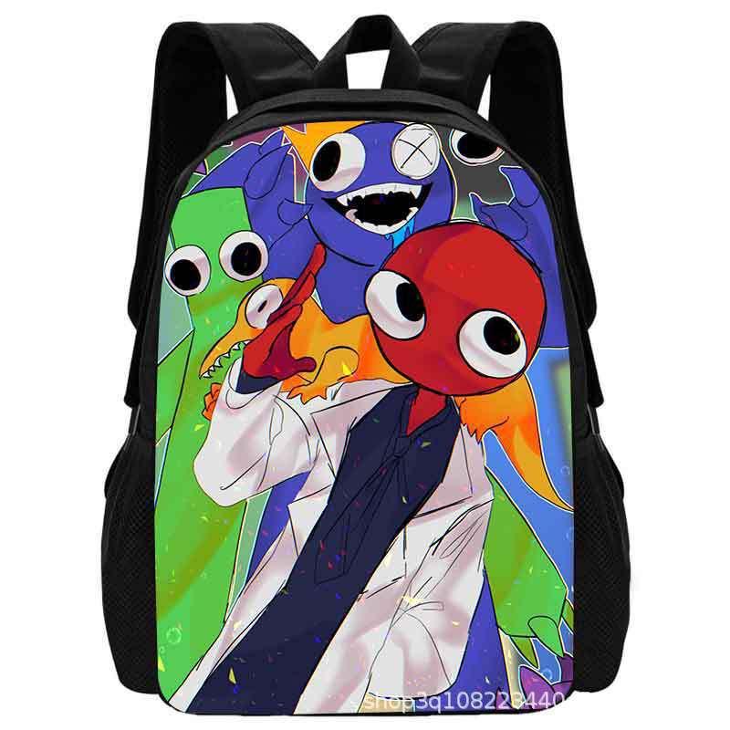 Kids Cartoon Backpack Elementary School Students Large Capacity Ergonomic Design Cotton Lining Oxford Fabric
