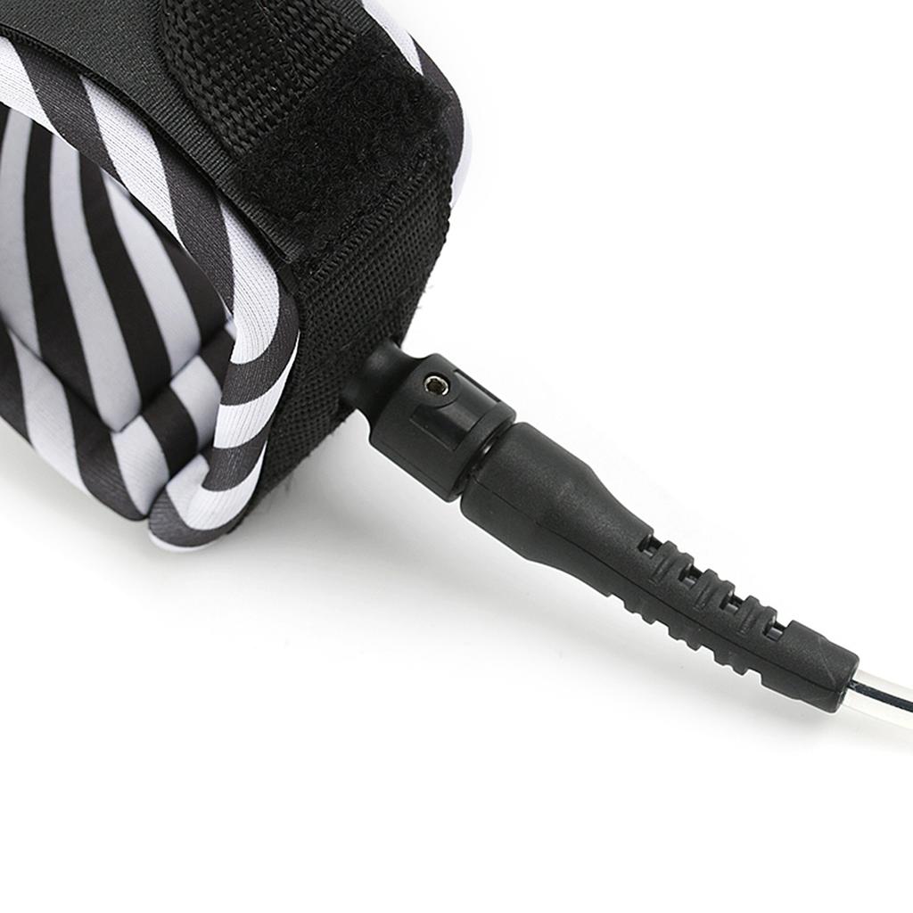 Surf Leash Surfing Surfboard Leash Smooth Steel Swivel Surfing Leg Rope Paddleboard Leash 6FT 8FT 10FT