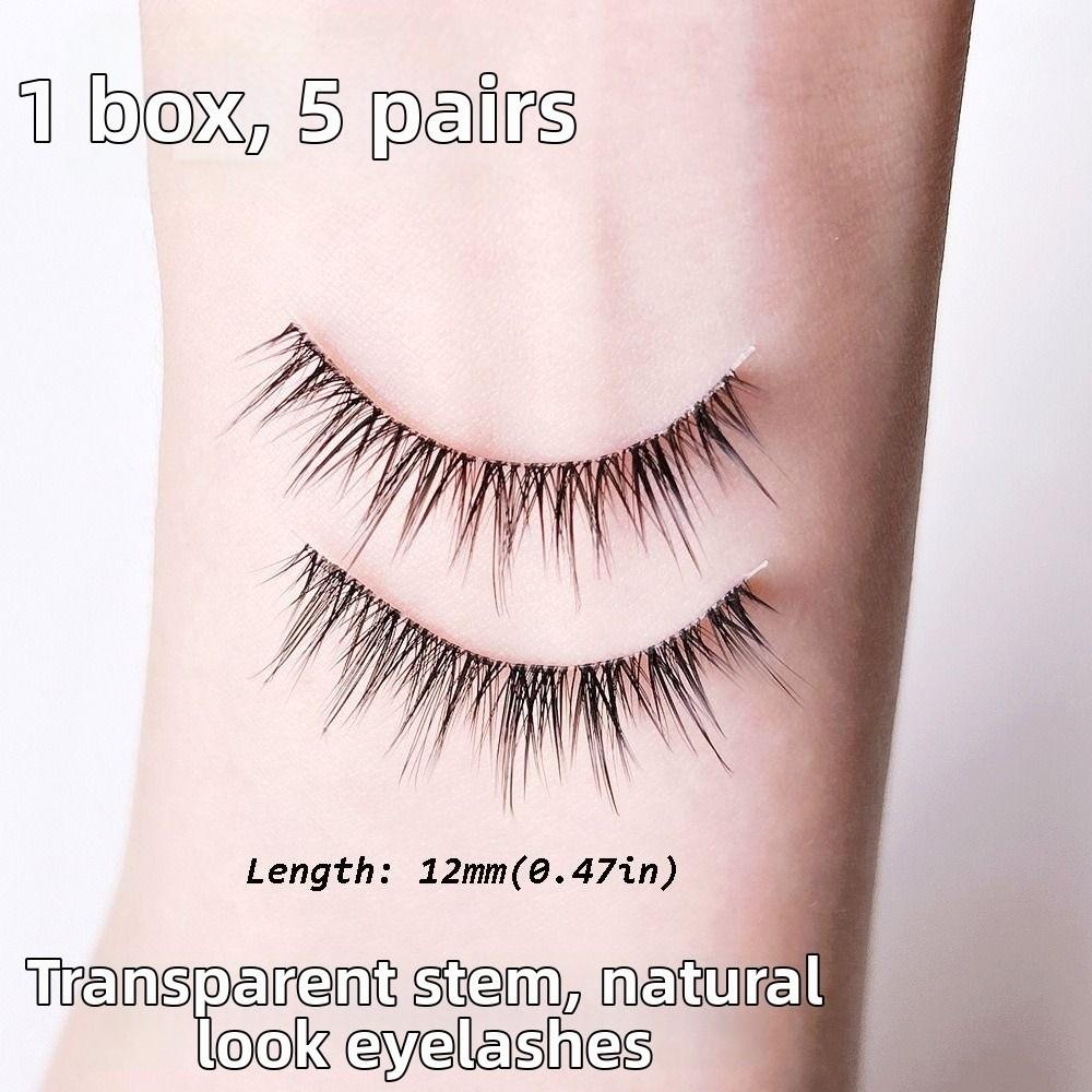 Thai Style Eye Lashes Soft Wispy Eye Makeup Tools 3D Mink False Eyelashes  Eyelashes Extension