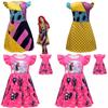 Girls Princess The Nightmare Before Christmas Dress Halloween Cosplay Skirt