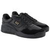 Emporio Armani EA7 Leather Round Toe Lace-Up Low-Top Sneakers Men Sneakers Black X8X187XK402M701