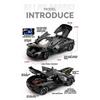 1/24 McLaren P1 GTR Supercar Alloy Diecast Model Car Sound and Light Pull Back Children's Toy Car Classic Ornaments Collection