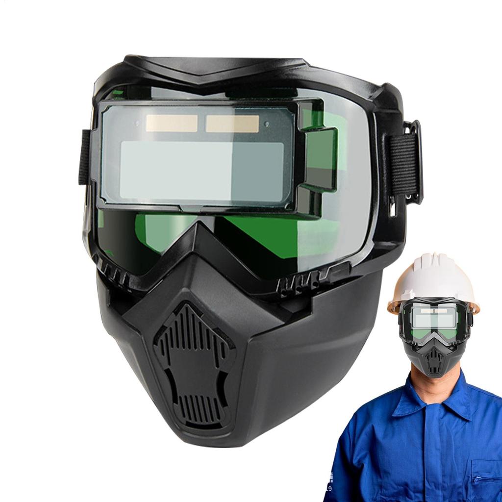 Auto Darkening Welding Helmet Adjustable Work Protective Equipments Face Shield Band High-end Anti-Impact Welder Mask Face Cover