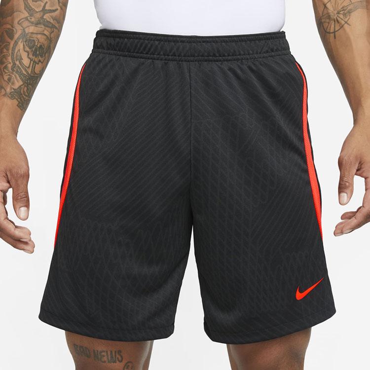 Nike Dri-FIT Strike Color Block Logo Elastic Waist Straight Leg Casual Shorts Men shorts Black DV9276-014