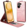For Vivo V60 5G Stand Case Magnetic Clasp Vertical Flip Leather Phone Cover with Card Holder