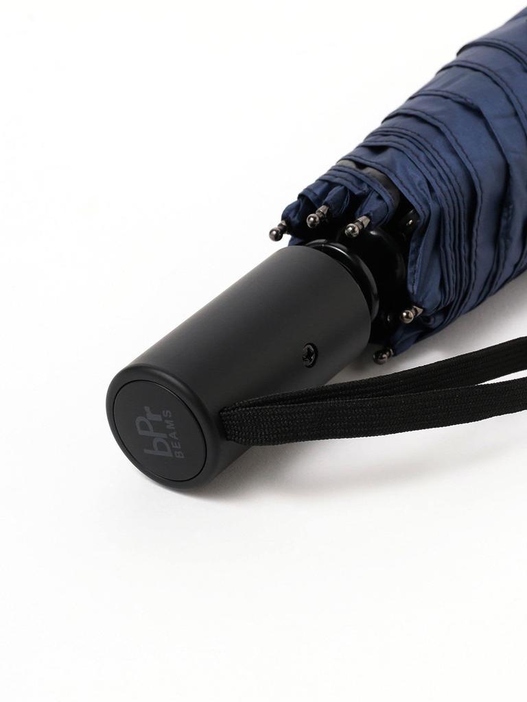 BPR BEAMS bpr BEAMS Long Umbrella, UV Protection, Sun and Rain, Folding Umbrella, Navy Free
