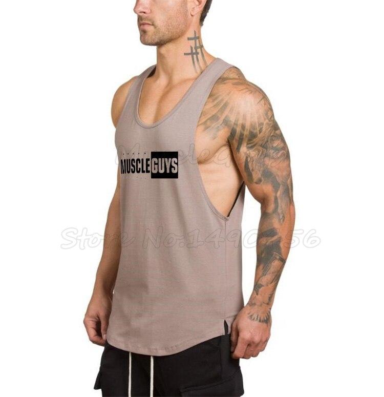 

Бренд Muscleguys Одяг для спортивних залів безрукавки для чоловіків Canotta Одяг для бодібілдингу для чоловіків безрукавки для фітнесу Чоловіча сорочка XXL рожевий