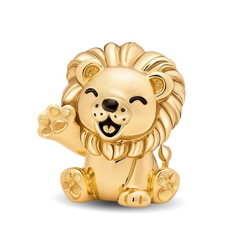 925 Silver Plated Cute Love Heart Firefly Golden Series Charms Bead For DIY Bracelet Necklace Making High Quality Jewelry Gift