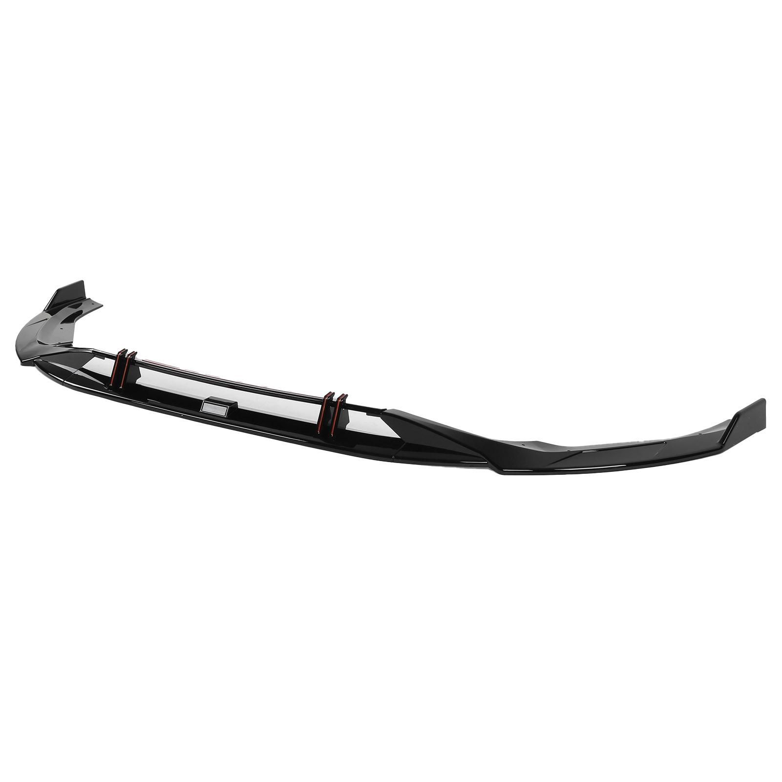 

Front Bumper Lip Spoiler Glossy Black Car Modification Part Fit for A5 B9 Sport 2020 2021