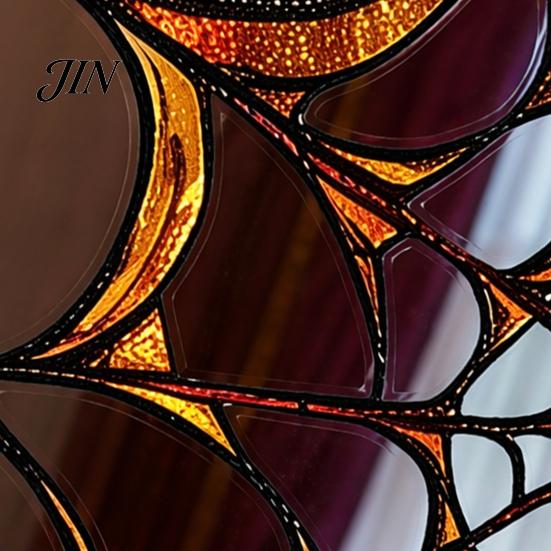 Double-sided Printed Sticker Halloween Spider Web Window Sticker, Electrostatic Adhesion Glass Stickers, Waterproof PVC 3D Decoration Clings,