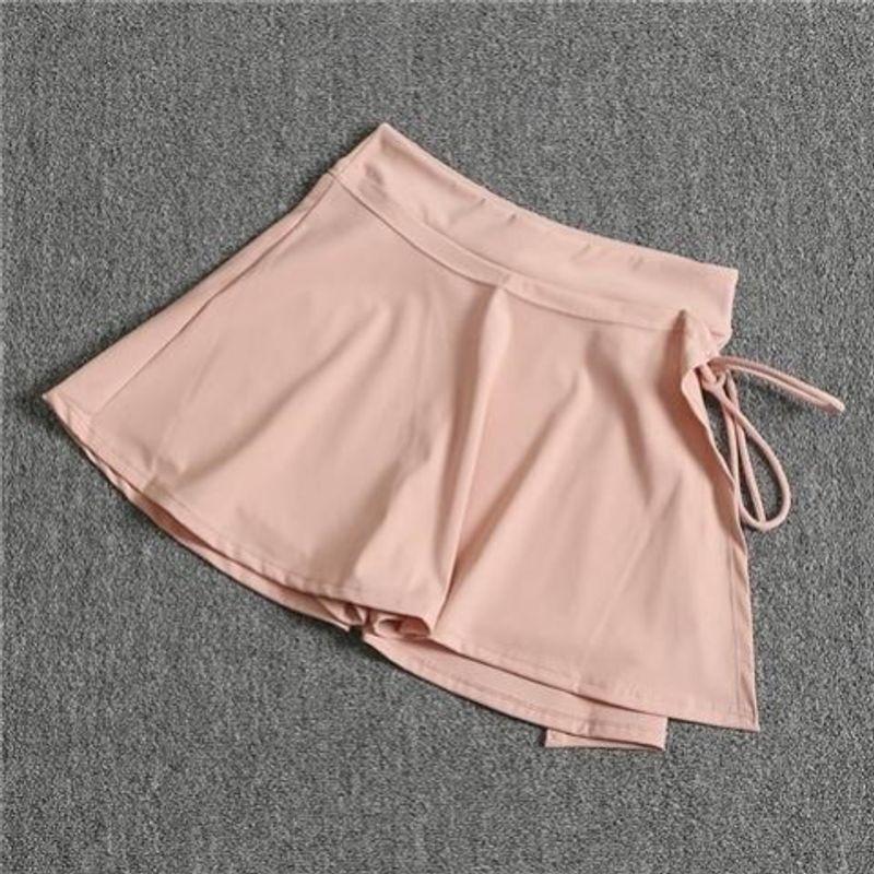 

Marathon Professional Running Skirt Yoga Ugly Skirt Fitness Thigh-Length Skirt Fashion Tape One-Piece Skirt Running Fitness Outerwear E42-Light Powder M