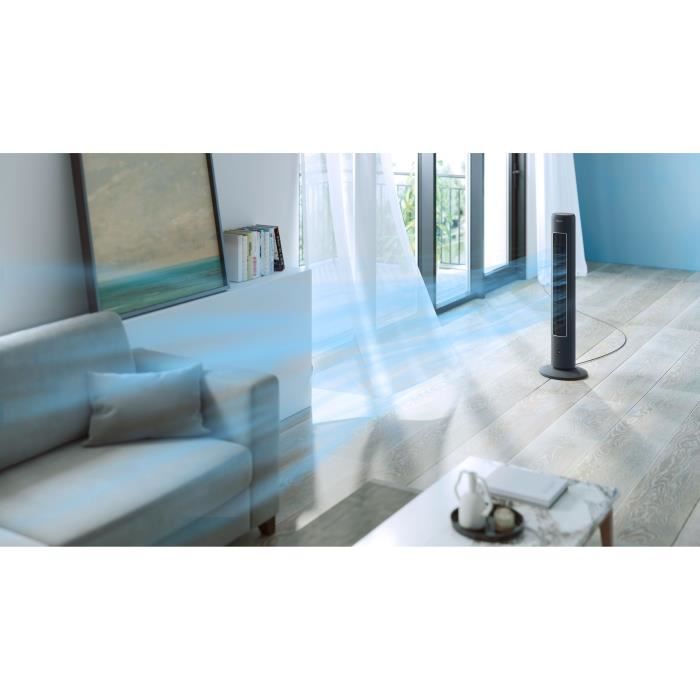 Ventilateur Colonne - Philips - Série 5000 - 40 W - Tour Oscillante - 3 Vitesses - 105 Cm