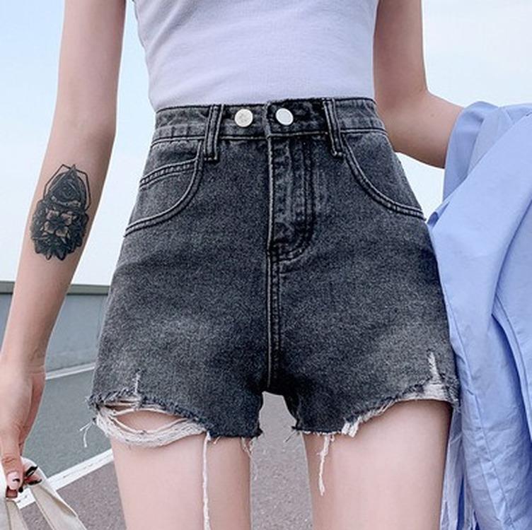 Buy Denim Shorts Women's Summer 2021 